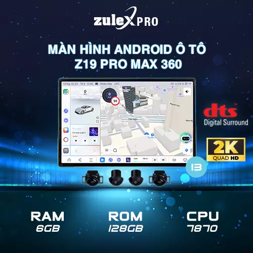 Màn hình Android 13 Inch Z19 Pro Max 360
